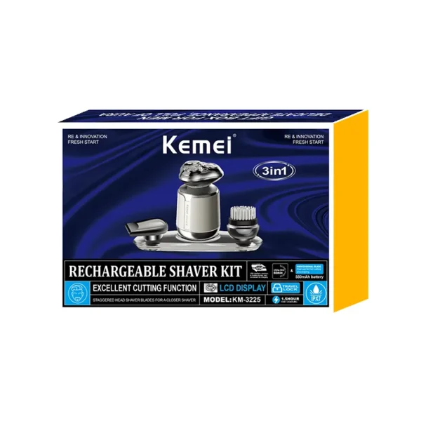 Üz üçün trimmer Kemei KM-3235 - Görsel 3